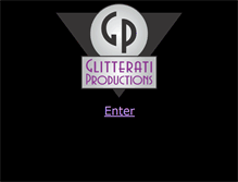 Tablet Screenshot of glitteratiproductions.com
